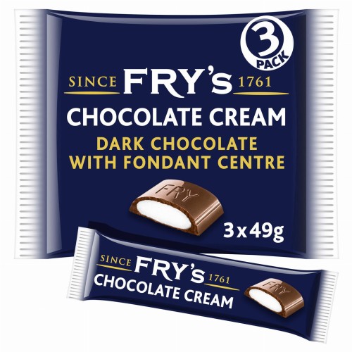 Przejdź do produktu Fry's Dark Chocolate Cream with Fondant Centre 3 x 49g 