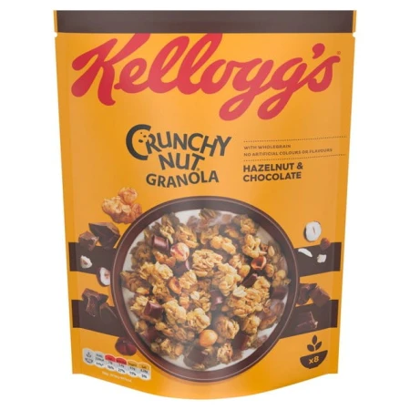 Kellogg's Crunchy Nut Hazelnut &amp; Chocolate Breakfast Granola 380g.jpg