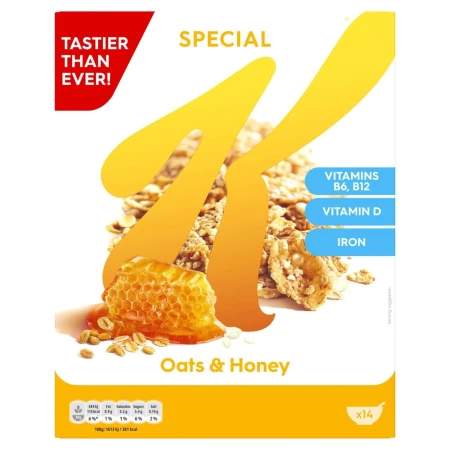 Kellogg's Special K Oats &amp; Honey Breakfast Cereal 420g.jpg