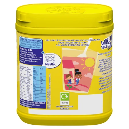Nesquik Strawberry Milkshake Tub 500g 2.jpg
