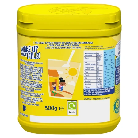 Nesquik Banana Milkshake Powder Tub 500g 2.jpg
