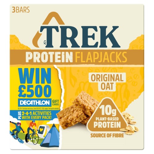 Przejdź do produktu TREK Original Oat Protein Flapjacks 3 x 50g