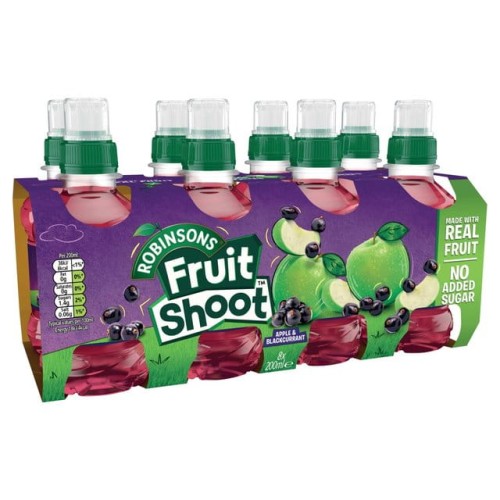 Przejdź do produktu Robinsons Fruit Shoot Blackcurrant & Apple No Added Sugar 8 x 200ml