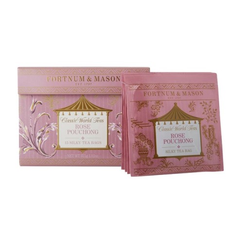 Przejdź do produktu Fortnum & Mason Rose Pouchong  15 Whole Leaf Silky Tea Bags 37.5g