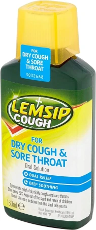 Lemsip Cough Liquid Dry Cough &amp; Sore Throat Relief 180ml 4.jpg