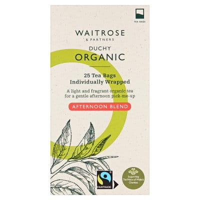 Przejdź do produktu Duchy from Waitrose Organic Afternoon Blend 25 Tea Bags 