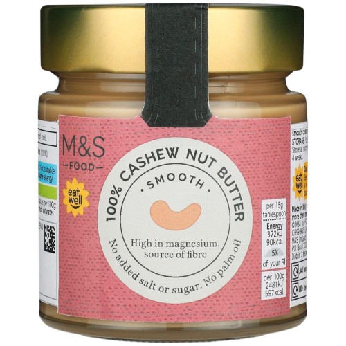 Przejdź do produktu Marks & Spencer Smooth Cashew Nut Butter 227g