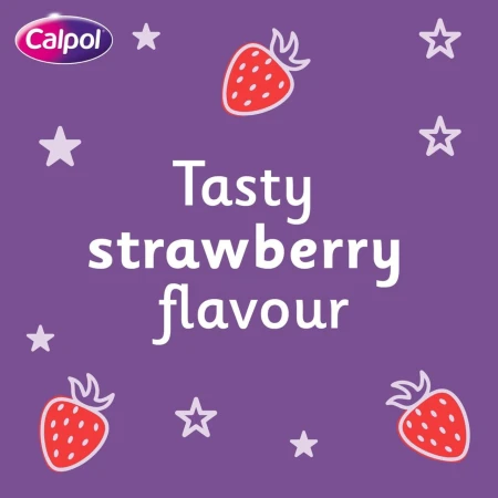 Calpol Infant Sugar Free &amp; Colour Free Oral Suspension Strawberry 2+ Months 100ml 7.jpg