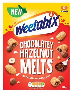 Przejdź do produktu Weetabix Chocolatey Hazelnut Melts Crunchy Bites 360g