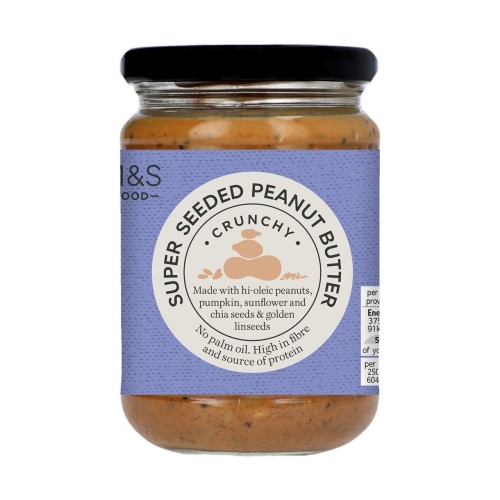 Przejdź do produktu Marks & Spencer Super Seeded Peanut Butter 340g