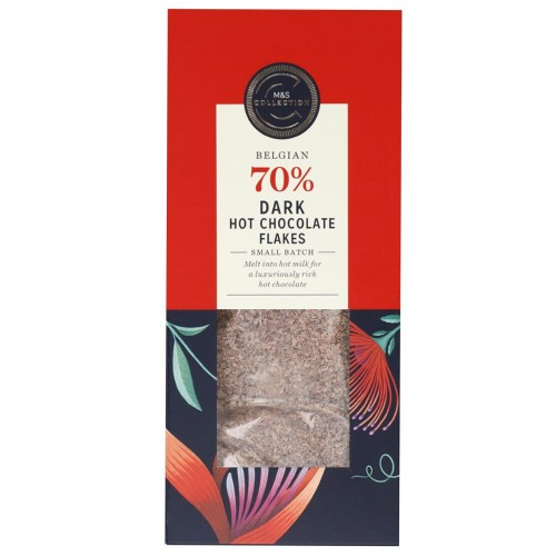 Przejdź do produktu Marks & Spencer Belgian Dark Hot Chocolate Flakes 250g
