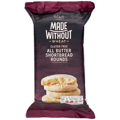 Przejdź do produktu Marks & Spencer Made Without Gluten Free Shortbread Rounds 140g