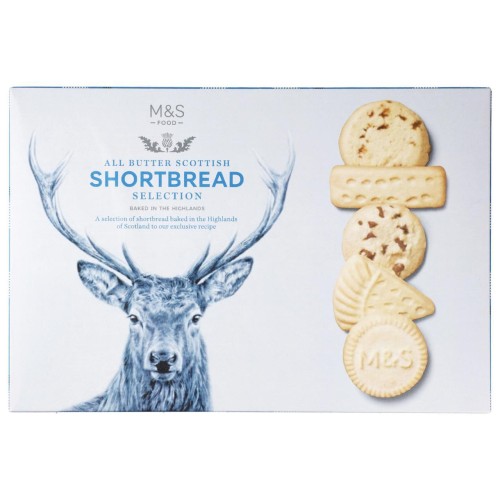 Przejdź do produktu Marks & Spencer Scottish All Butter Shortbread Selection Carton Box 450g