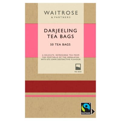 Przejdź do produktu Waitrose Darjeeling 50 Tea Bags