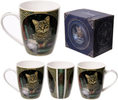 Lisa Parker Fortune Teller Cat Ceramic Mug 300ml.jpg