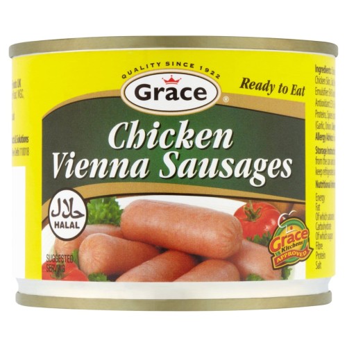 Przejdź do produktu Grace Chicken Vienna Sausages Halal 200g
