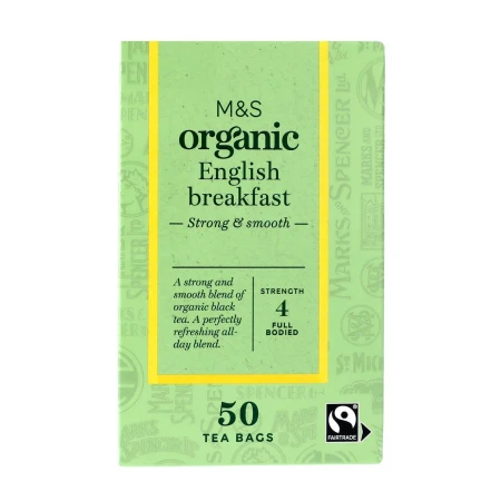 M&amp;S Organic English Breakfast Teabags 50 per pack.jpg