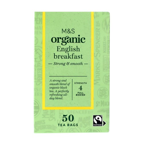 Przejdź do produktu Marks & Spencer ORGANIC English Breakfast 50 Tea Bags 