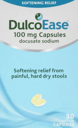 DulcoEase 100mg Capsules - 30 Soft Gel Capsules Providing Softening Relief.jpg