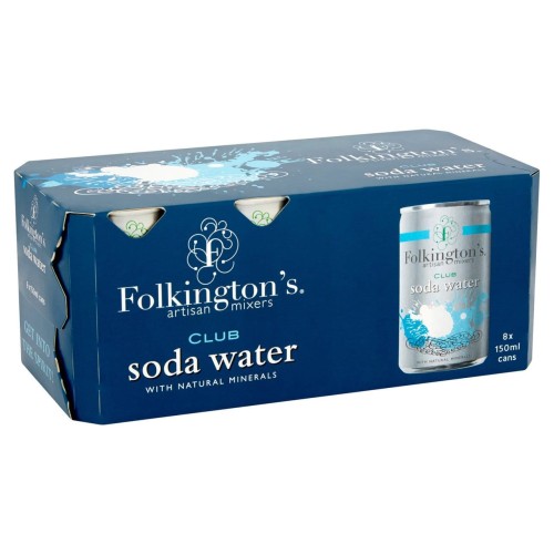 Przejdź do produktu Folkington's Club Soda 8 x 150ml