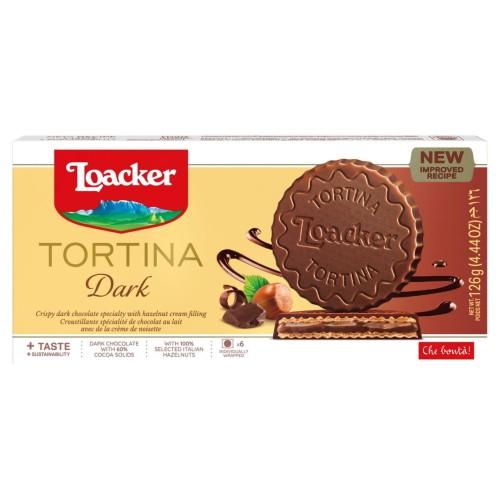 Przejdź do produktu Loacker Tortina Dark 125g