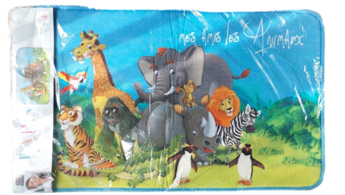 Przejdź do produktu TAPIS Velours Imprime Non Slip Animals Mat 44 x 75cm 