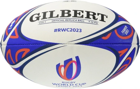Gilbert Rugby World Cup 2023 France Rugby Union Replica Rugby Ball White.jpg