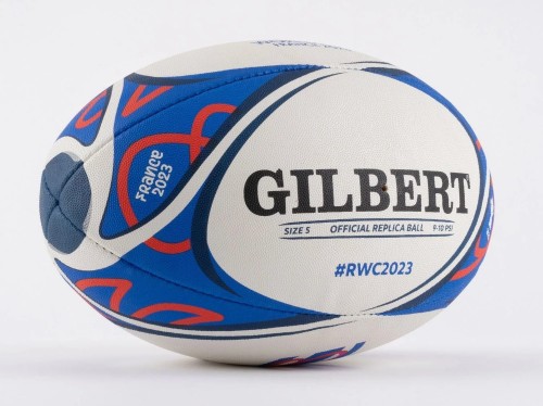 Przejdź do produktu Gilbert Rugby World Cup 2023 France Rugby Union Replica Rugby Ball White Size 5