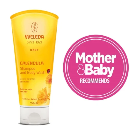 Weleda Baby Natural Calendula Vegan Shampoo &amp; Body Wash 200ml 5.jpg