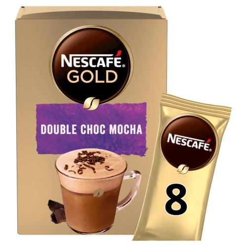 Przejdź do produktu Nescafe Gold Double Choc Mocha Instant Coffee 8 Sachets per pack