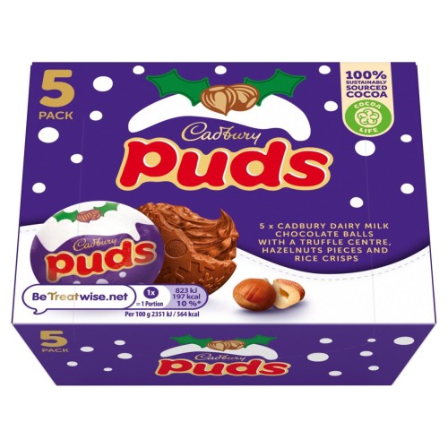 Przejdź do produktu Cadbury Dairy Milk Puds 5 Pack 175g
