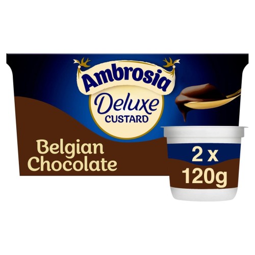 Przejdź do produktu Ambrosia Deluxe Custard Belgian Chocolate Pots 2 x 120g