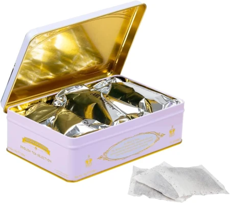 New English Teas Queen Elizabeth II Tea Tin with 72 Assorted Teabag Selection 3.jpg