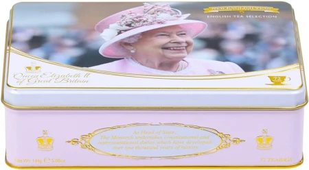 New English Teas Queen Elizabeth II Tea Tin with 72 Assorted Teabag Selection 2.jpg