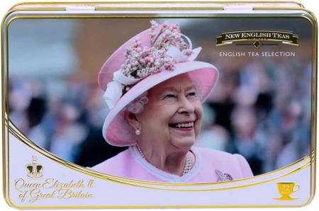 New English Teas Queen Elizabeth II Tea Tin with 72 Assorted Teabag Selection.jpg