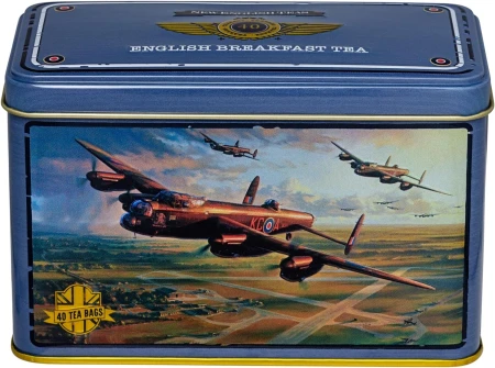 New English Teas Lancaster Bomber Tea Tin with 40 Breakfast Teabags.jpg