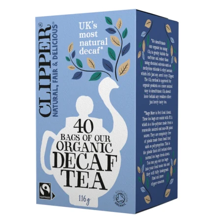 Clipper Organic Fairtrade Decaf 40 Tea Bags.webp
