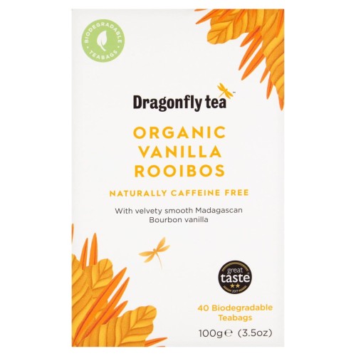 Przejdź do produktu Dragonfly Rooibos Vanilla Tea 40 per pack