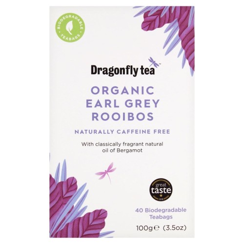 Przejdź do produktu Dragonfly Rooibos Earl Grey Tea 40 per pack