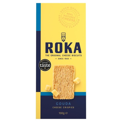 Przejdź do produktu Roka Gouda Cheese Crispies 100g
