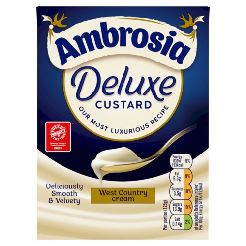 Przejdź do produktu Ambrosia Deluxe Custard West Country Cream 750g
