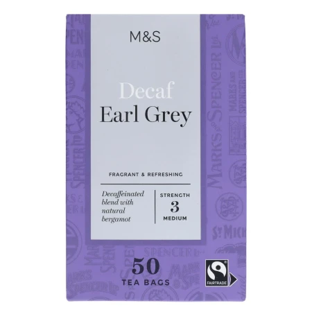 M&amp;S Fairtrade Decaffeinated Earl Grey Tea Bags 50 per pack.jpg