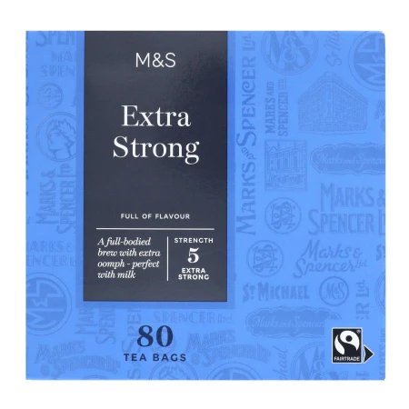 M&amp;S Fairtrade Extra Strong Tea Bags 80 per pack.jpg