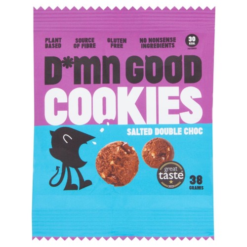 Przejdź do produktu Damn Good Salted Double Chocolate Cookies 38g