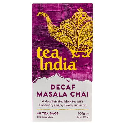 Przejdź do produktu Tea India DECAF Masala Chai 40 Tea Bags