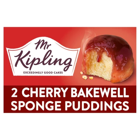 Mr Kipling Cherry Bakewell Sponge Puddings 2 per pack.jpg