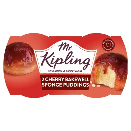 Mr Kipling Cherry Bakewell Sponge Puddings 2 per pack 2.jpg