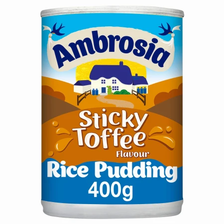Ambrosia Sticky Toffee Flavour Rice Pudding 400g Tin.jpg