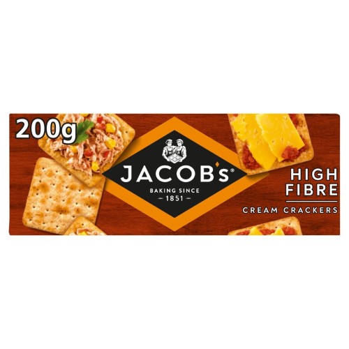 Przejdź do produktu Jacob's High Fibre Cream Crackers 200g