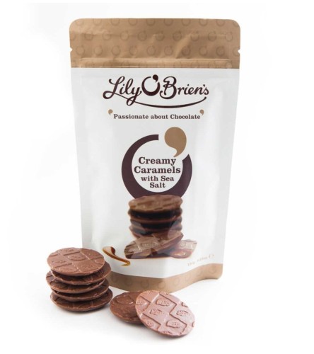 Przejdź do produktu Lily O'Brien's Creamy Caramel & Sea Salt 120g